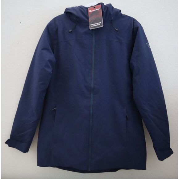 Moosejaw 7726183 Women's Sz M Midnight Blue Hooded Insulated Jacket - Picture 1 of 16
